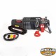 Cabrestante 12000lbs cable sintético 24v