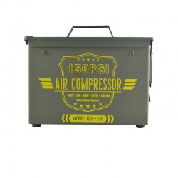 Compresor Aire 150PSI en caja tipo Militar