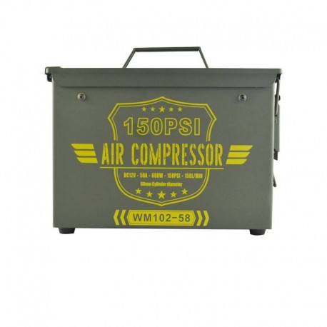 Compresor Aire 150PSI en caja tipo Militar