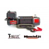 Cabrestante T-MAX 12500 Muscle-Lift 12v cab.sintético enfundado