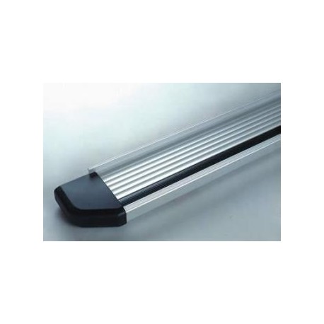 Estribos plataforma aluminio tipo STD RANGER doble cabina