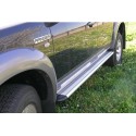 Estribos plataforma aluminio tipo S50 RANGER doble cabina