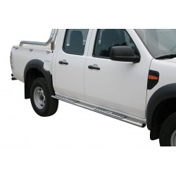 Estribos tubo Inox ovalados tipo DSP RANGER 2009-2012 Dob.cab.