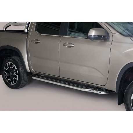 Estribos plataforma Inox tubo 50mm RANGER desde 2023 dob.cab.