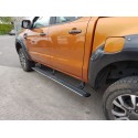 Estribos T-MAX E-BOARD eléctricos FORD RANGER 2012-2022 dob.cab.