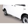 Estribos tubo Inox ovalados con pisantes T6 2015-2024