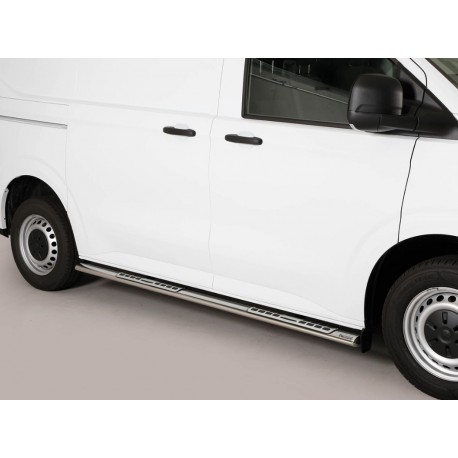 Estribos tubo Inox ovalado con pisantes T7 desde 2024