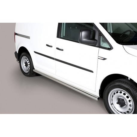 Estribos tubo Inox 63mm CADDY 2004-2010 SWB