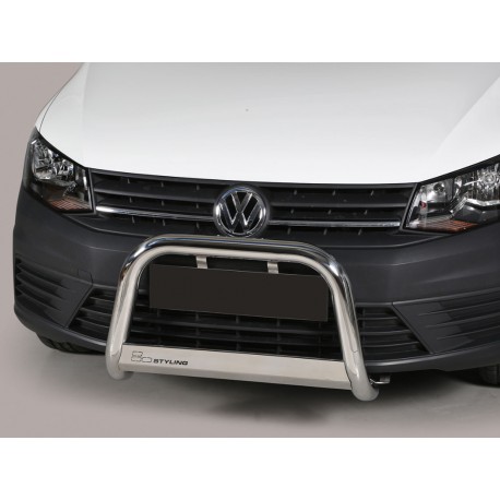 Defensa central Inox 63mm con CE CADDY 2015-2020