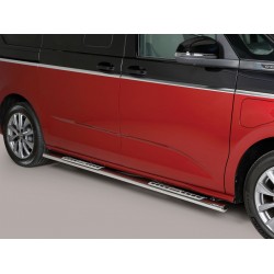 Estribos tubo Inox ovalados con pisantes MULTIVAN T7 2022-