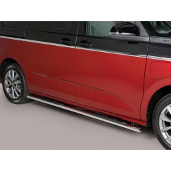 Estribos tubo Inox ovalados con pisantes MULTIVAN T7 2002-