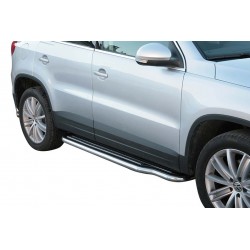 Estribos plataforma Inox tubo 50mm TIGUAN 2007-2011