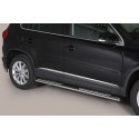 Estribos tubo Inox ovalados con pisantes TIGUAN 2011-2016