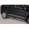 Estribos tubo Inox ovalados con pisantes TIGUAN 2011-2016