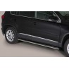 Estribos tubo Inox ovalados con pisantes TIGUAN 2011-2016