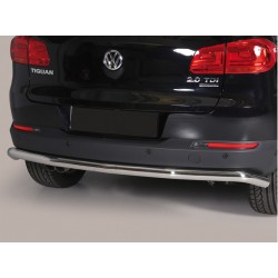 Protector tubo Inox 63mm paragolpes trasero TIGUAN 2011-2016