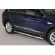 Estribos tubo Inox 76mm con pisantes TIGUAN desde 2017