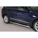 Estribos tubo Inox 76mm con pisantes TIGUAN desde 2017
