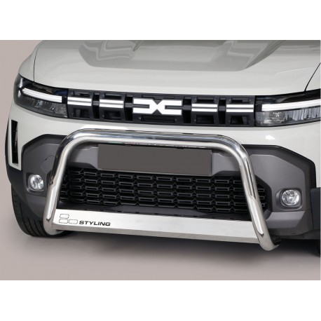 Defensa central Inox 63mm con CE DUSTER 2024-