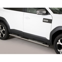 Estribos tubo Inox ovalados con pisantes BIGSTER 2025-