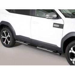 Estribos tubo Inox ovalados con pisantes BIGSTER 2025-