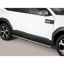 Estribos tubo Inox ovalados con pisantes BIGSTER 2025-