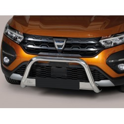 Defensa central Inox 63mm con CE SANDERO STEPWAY 2021-