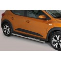 Estribos tubo Inox ovalados con pisantes SANDERO STEPWAY 2021-