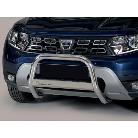 Defensa central Inox 63mm con CE DUSTER 2017-2019