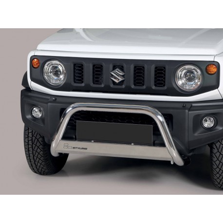 Defensa central Inox 63mm con CE JIMNY 2018-