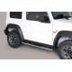 Estribos tubo Inox ovalados con pisantes JIMNY 2018-