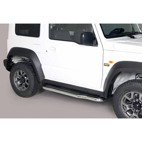 Estribos plataforma Inox tubo 50mm JIMNY 2018-