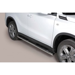 Estribos tubo Inox ovalados con pisantes VITARA 2015-2019