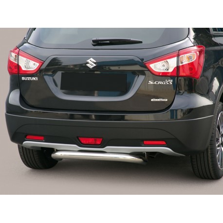 Protector tubo Inox 63mm paragolpes trasero SX4 S-Cross 2013-