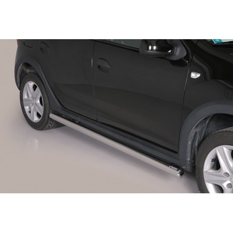 Estribos tubo Inox 63mm SANDERO STEPWAY 2013-2020