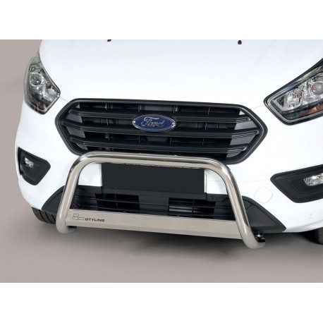 Defensa central Inox 63mm con CE TRANSIT CUSTOM 2018-2023