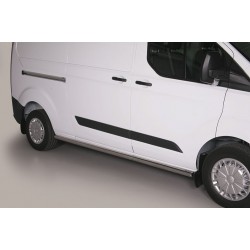 Estribos tubo Inox 63mm TRANSIT CUSTOM 2013-2023