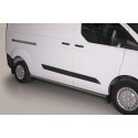 Estribos tubo Inox 63mm TRANSIT CUSTOM 2013-2023