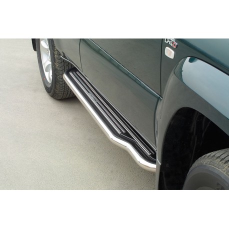 Estribos plataforma Inox tubo 50mm MONTERO V60 3P