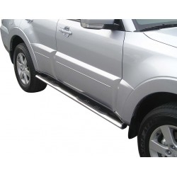 Estribos tubo Inox ovalado con pisantes MONTERO V80 3P