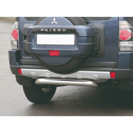 Protector tubo Inox 76mm paragolpes trasero MONTERO V80