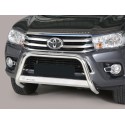 Defensa central Inox 63mm con CE HILUX REVO 2016-2021