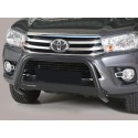 Defensa central Negra 63mm con CE HILUX REVO 2016-2021