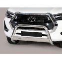 Defensa central Inox 63mm con CE HILUX REVO 2021-