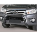 Defensa central Negra 76mm CE HILUX REVO 2016-2021