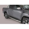 Estribos plataforma Inox tubo 50mm HILUX REVO 2016-