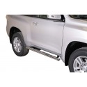 Estribos tubo Inox ovalados con pisantes LAND CRUISER J15 2009- 3P