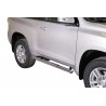 Estribos tubo Inox ovalados con pisantes LAND CRUISER J15 2009- 3P