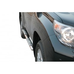 Estribos tubo Inox ovalados con pisantes LAND CRUISER J15 2009- 3P