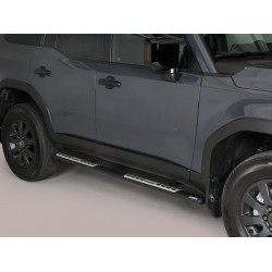 Estribos tubo Inox ovalados con pisantes LAND CRUISER J250 2024-